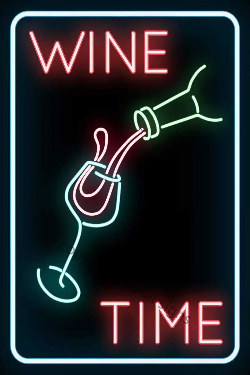Wine Time Neon Sign Wall Decor Metal Sign Tin Sign Tin Plates Neon Sign For Club Man Cave
Wine Time Neon Sign Wall Decor Metal Sign Tin Sign Tin Plates Neon Sign For Club Man Cave