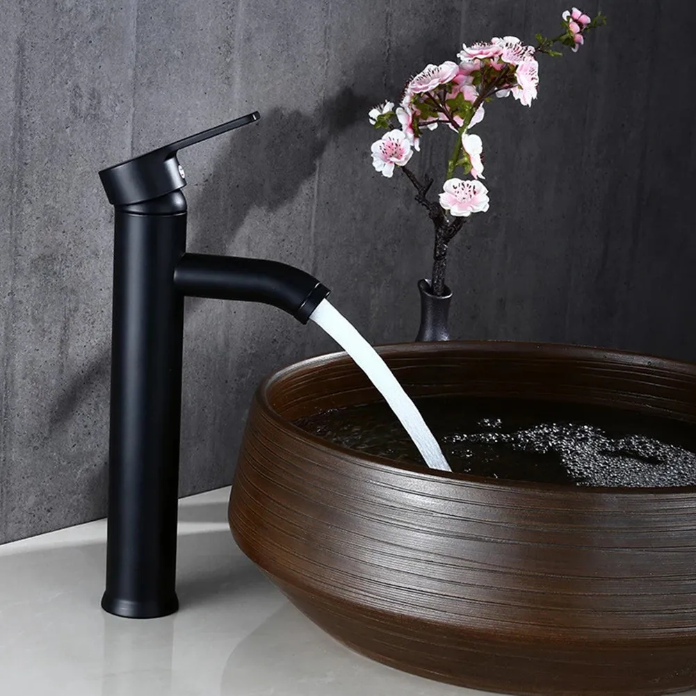1PC Basin Faucet Black Cold And Hot Water Mixer Bathroom Sink Faucet Stainless Steel With 60cm Hose Single Handle Water Tap
1PC Basin Faucet Black Cold And Hot Water Mixer Bathroom Sink Faucet Stainless Steel With 60cm Hose Single Handle Water Tap