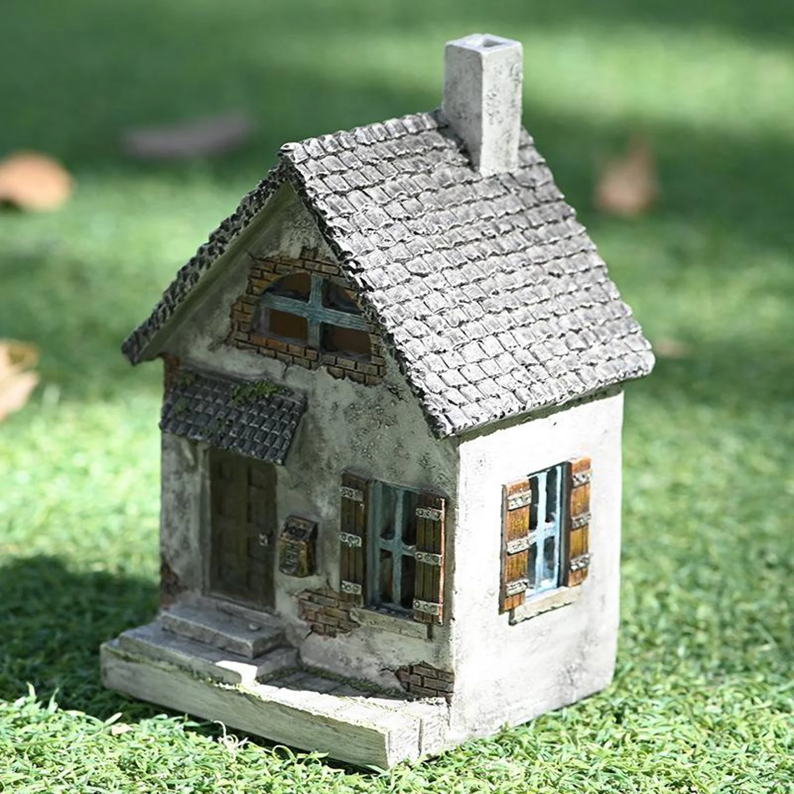 Cute Resin Desktop Cabin Village Miniature Garden Small House Home Outdoor Architectural Scene Decor Ornament
Cute Resin Desktop Cabin Village Miniature Garden Small House Home Outdoor Architectural Scene Decor Ornament