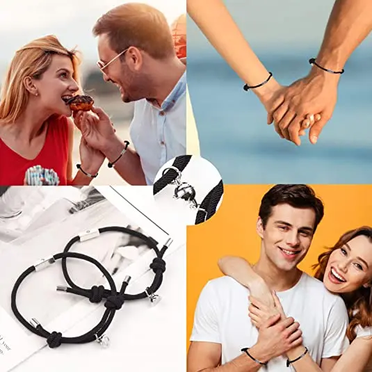 Magnetic Couples Bracelets Adjust Size Magnet Bracelet for Couples Rope Braided Bracelet Gift for Women Men Boyfriend Girlfriend
Magnetic Couples Bracelets Adjust Size Magnet Bracelet for Couples Rope Braided Bracelet Gift for Women Men Boyfriend Girlfriend