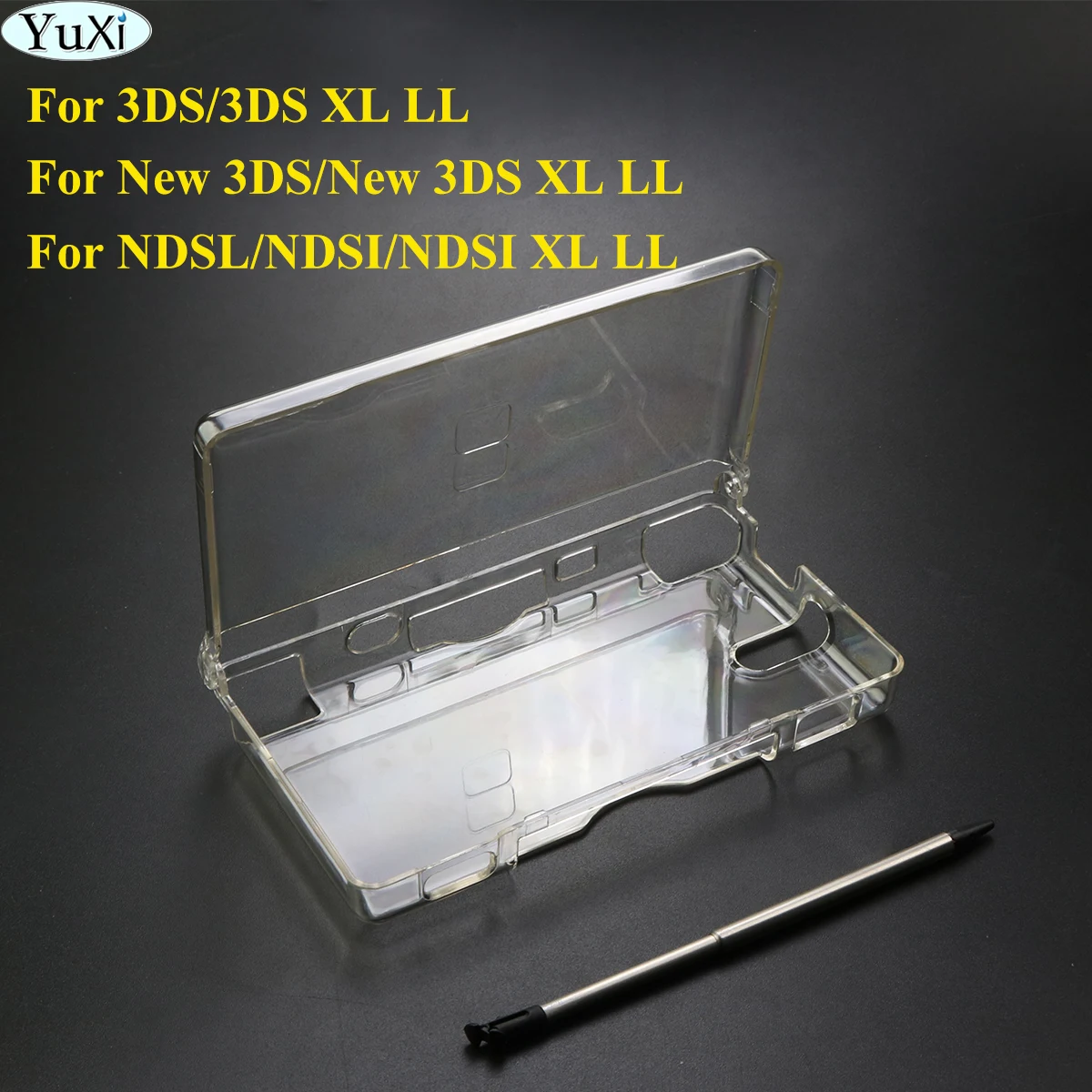 Transparent Crystal Case Hard Clear Cover Shell for Nintend NDSL NDSi XL New 3DS XL LL Console Anti Scratch Dust Protective Case
Transparent Crystal Case Hard Clear Cover Shell for Nintend NDSL NDSi XL New 3DS XL LL Console Anti Scratch Dust Protective Case