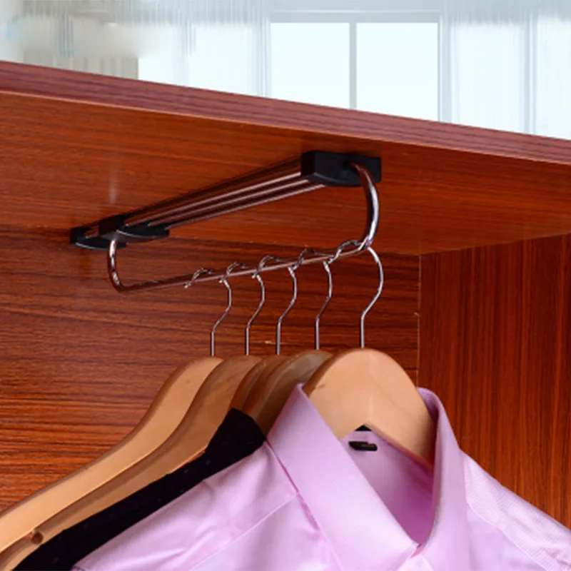 with Screws Hanger Towel Rail Retractable Hanging Storage Stick Room Wardrobe Clothes Hangers Adjustable Closet Rod Garment Rods
with Screws Hanger Towel Rail Retractable Hanging Storage Stick Room Wardrobe Clothes Hangers Adjustable Closet Rod Garment Rods
