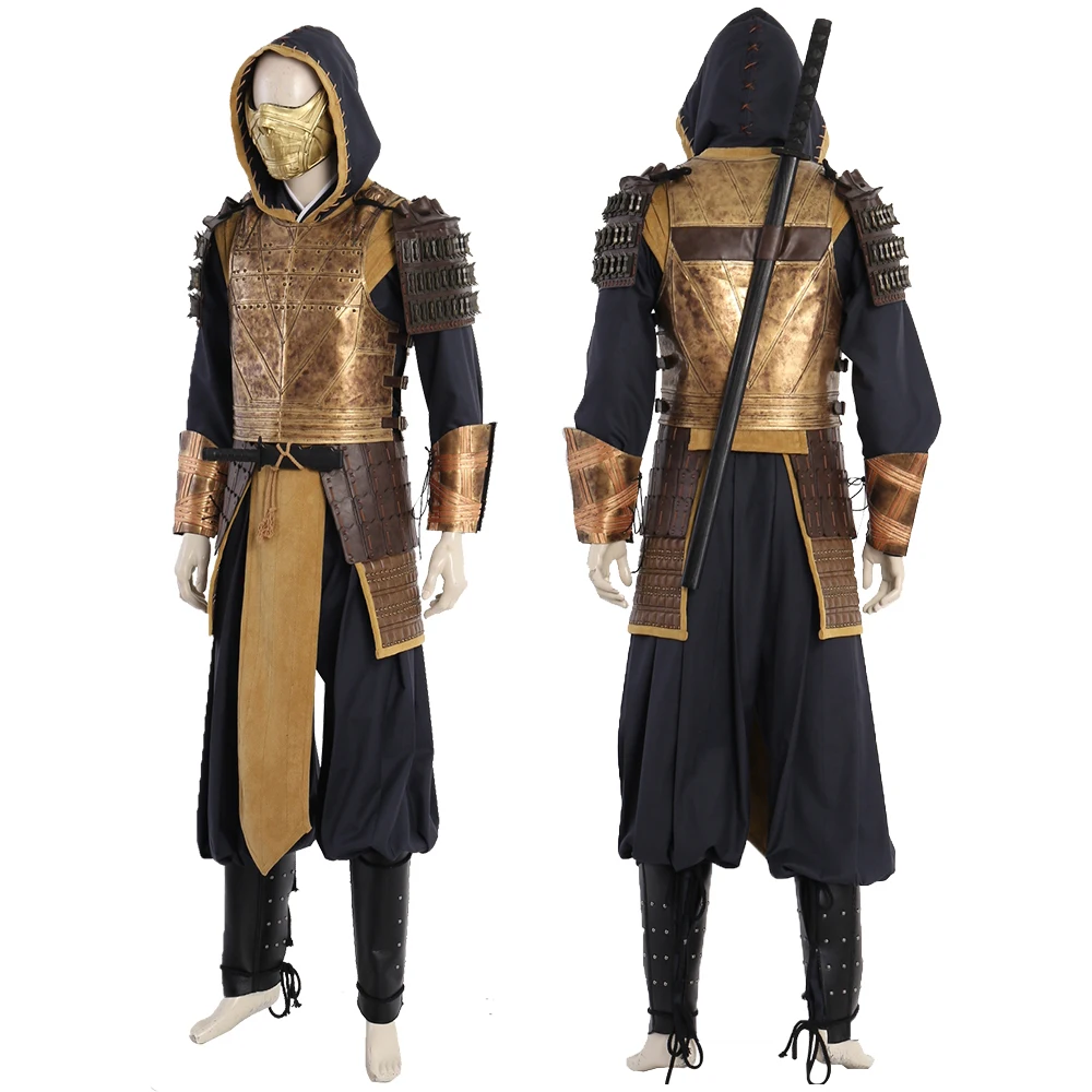Scorpion Luxury Battle Outfit Movie MK Domination Hanzo Hasashi Cosplay Costume Halloween Carnival Clothing
Scorpion Luxury Battle Outfit Movie MK Domination Hanzo Hasashi Cosplay Costume Halloween Carnival Clothing
