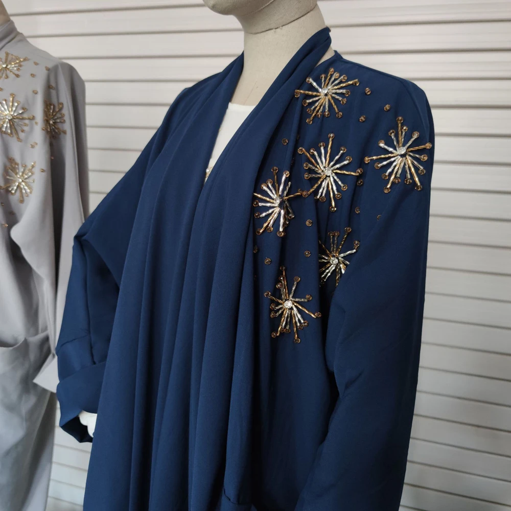 BA039 Ins Kaftan Abaya Long Sleeves Fashion Women Casual Muslim Dresses Female Cardigan Outwear Open Abaya Multiple Ways To Wear
BA039 Ins Kaftan Abaya Long Sleeves Fashion Women Casual Muslim Dresses Female Cardigan Outwear Open Abaya Multiple Ways To Wear