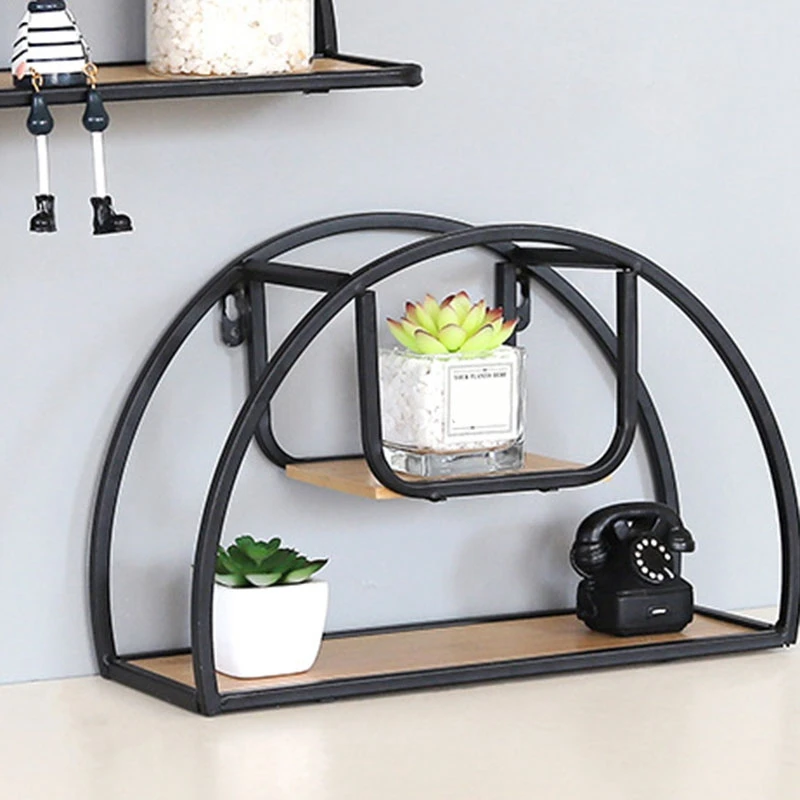 Iron Shelf Wood Board Decorative Wall-Mounted Storage Racks for Bedroom Shelves Sundries Organizer Without Nails
Iron Shelf Wood Board Decorative Wall-Mounted Storage Racks for Bedroom Shelves Sundries Organizer Without Nails