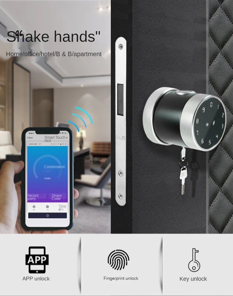 Умный дверной замок TTlock или Tuya, электронный Bluetooth замок с датчиком отпечатка пальца, с приложением/кодом/ключом/дактилоскопическим сенсором
Умный дверной замок TTlock или Tuya, электронный Bluetooth замок с датчиком отпечатка пальца, с приложением/кодом/ключом/дактилоскопическим сенсором