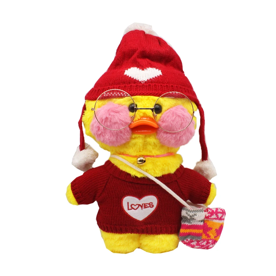 Whosale 31cm Cute LaLafanfan Cafe Duck Plush Toy Stuffed Soft Kawaii Duck Doll Animal Pillow Birthday Gift for Kids Children
Whosale 31cm Cute LaLafanfan Cafe Duck Plush Toy Stuffed Soft Kawaii Duck Doll Animal Pillow Birthday Gift for Kids Children