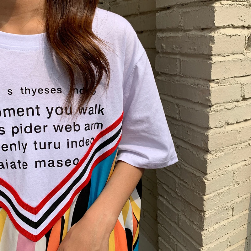 Vefadisa Summer New Geometric Print Women Dress 2021 Letter Print Female Dress Ruffles Patchwork Short Sleeve Dress QYF5646
Vefadisa Summer New Geometric Print Women Dress 2021 Letter Print Female Dress Ruffles Patchwork Short Sleeve Dress QYF5646