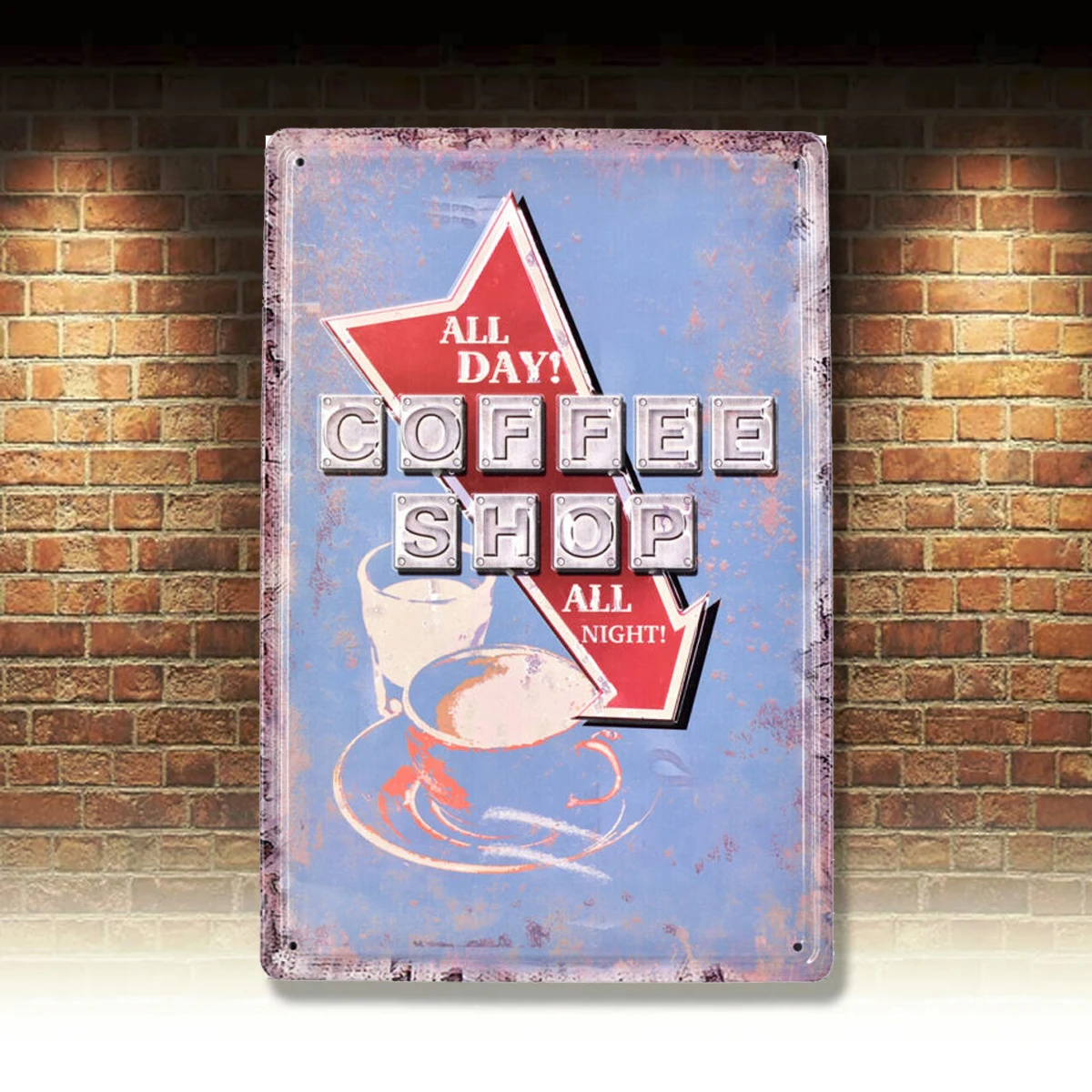 COFFEE SHOP Vintage Tin Signs Metal Plate Cafe Decor Art Wall Poster
COFFEE SHOP Vintage Tin Signs Metal Plate Cafe Decor Art Wall Poster