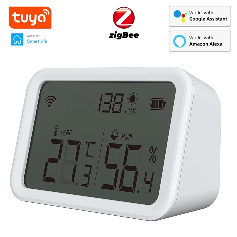 NEO Tuya ZigBee Smart Home Temperature And Humidity Sensor Works With Google Assistant And Tuya Zigbee Hub
NEO Tuya ZigBee Smart Home Temperature And Humidity Sensor Works With Google Assistant And Tuya Zigbee Hub
