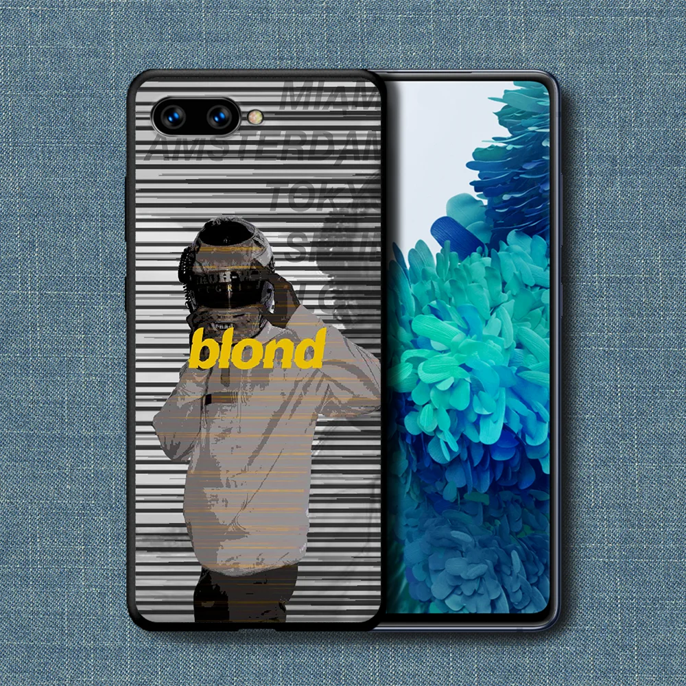 Frank Blond Ocean Phone Case For Huawei Honor 6A 7A 7C 8 8A 8X 9 9X 10 10i 20 Lite Pro Play black Funda Fashion Waterproof Soft