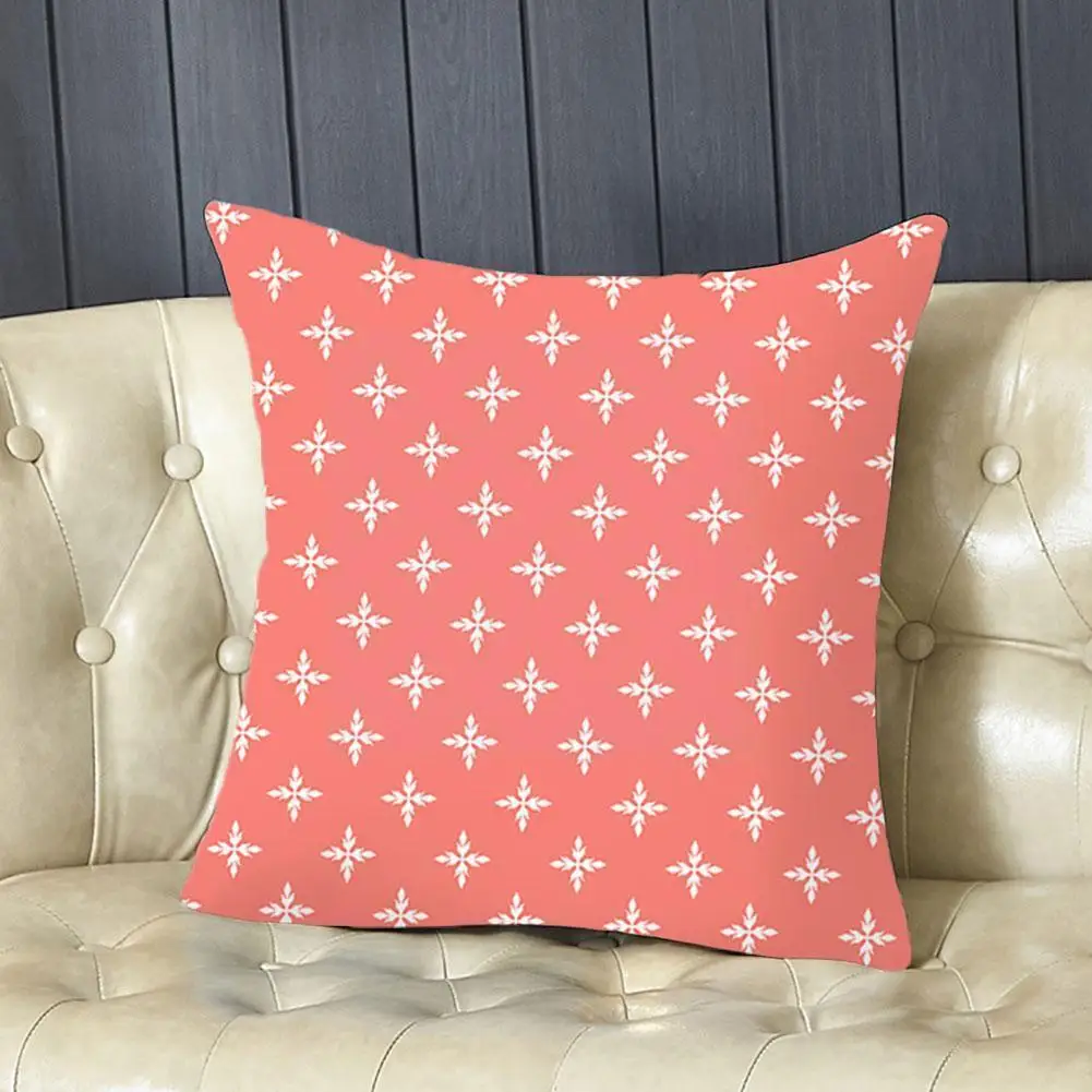 45CM X 45CM Geometric Coral Color Pillowcase Single-sided Sofa Cushion Skin Decorative Cover Chairs Square Home Seats Peach D7H2
45CM X 45CM Geometric Coral Color Pillowcase Single-sided Sofa Cushion Skin Decorative Cover Chairs Square Home Seats Peach D7H2