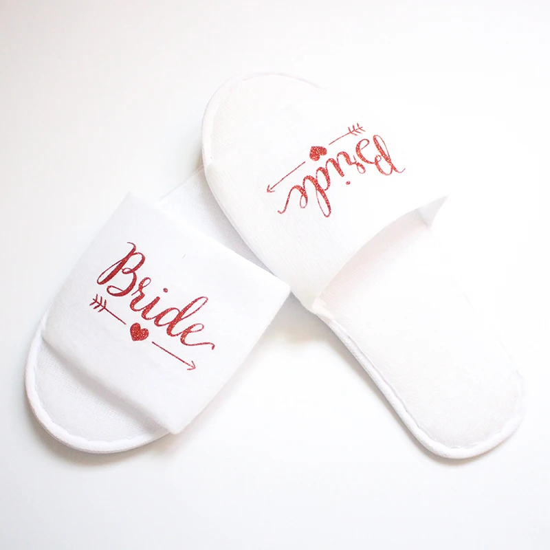 Team Bride To Be Bridesmaid Spa Soft Slippers for Bridal Shower Hen Night Bachelorette Wedding Decor Party Hand Band Favor
Team Bride To Be Bridesmaid Spa Soft Slippers for Bridal Shower Hen Night Bachelorette Wedding Decor Party Hand Band Favor