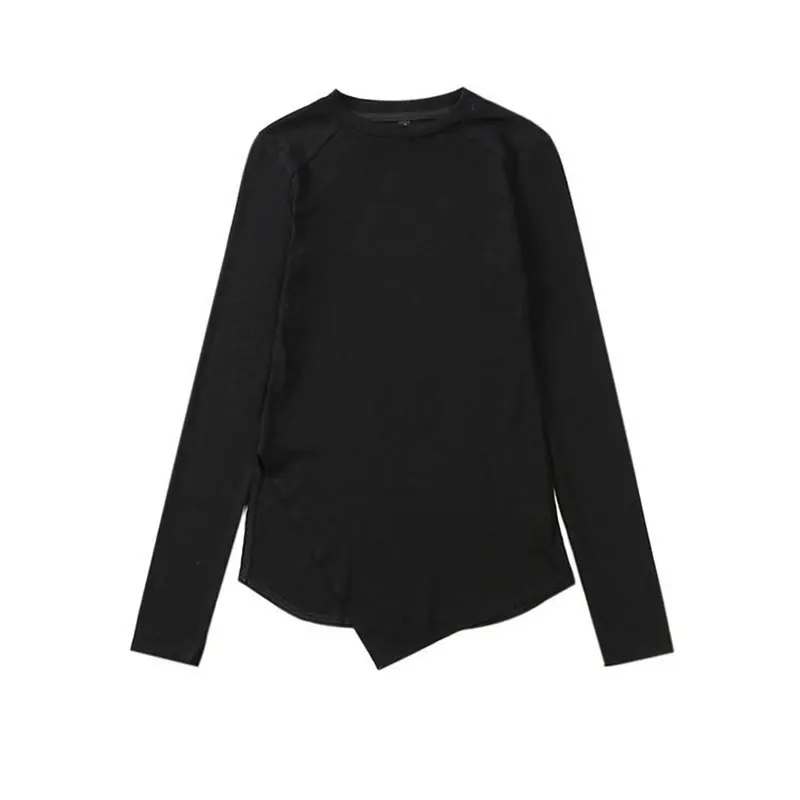 XITAO Irregular Split T Shirt Women Fashion New Pleated Pullover Slash Neck Full Sleeve Black Small Fresh Minority Tee WLD2925
XITAO Irregular Split T Shirt Women Fashion New Pleated Pullover Slash Neck Full Sleeve Black Small Fresh Minority Tee WLD2925