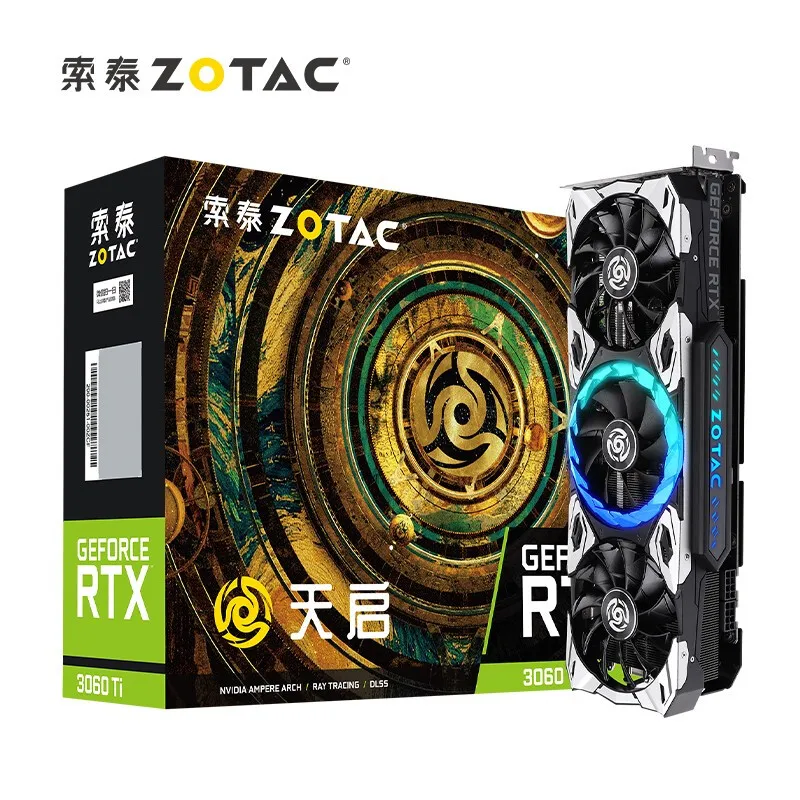 Новинка, видеокарта ZOTAC RTX3060Ti Apocalypse GOC LHR для настольного ПК, E-sports/дизайн, 8 ГБ, 256 бит, PCI-E4.0, видеокарта
Новинка, видеокарта ZOTAC RTX3060Ti Apocalypse GOC LHR для настольного ПК, E-sports/дизайн, 8 ГБ, 256 бит, PCI-E4.0, видеокарта
