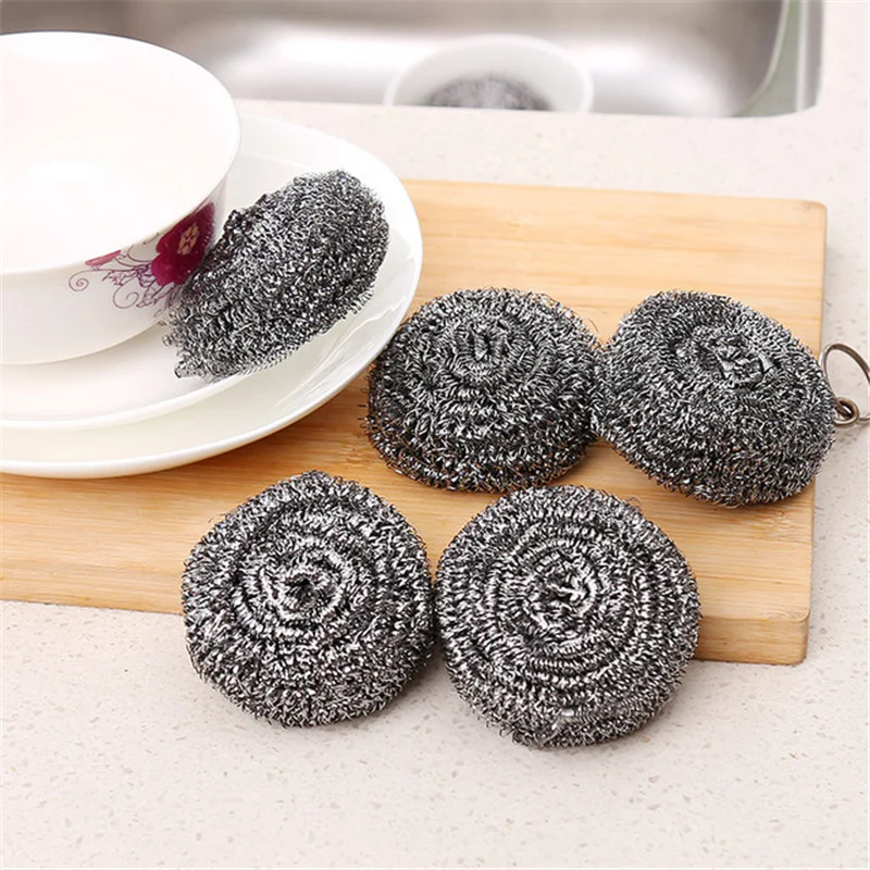 Stainless Steel Cleaning Ball Brushes Household Cleaning Products Dishwashing Wire Ball Kitchen Accessories And Tools Clean Ball
Stainless Steel Cleaning Ball Brushes Household Cleaning Products Dishwashing Wire Ball Kitchen Accessories And Tools Clean Ball