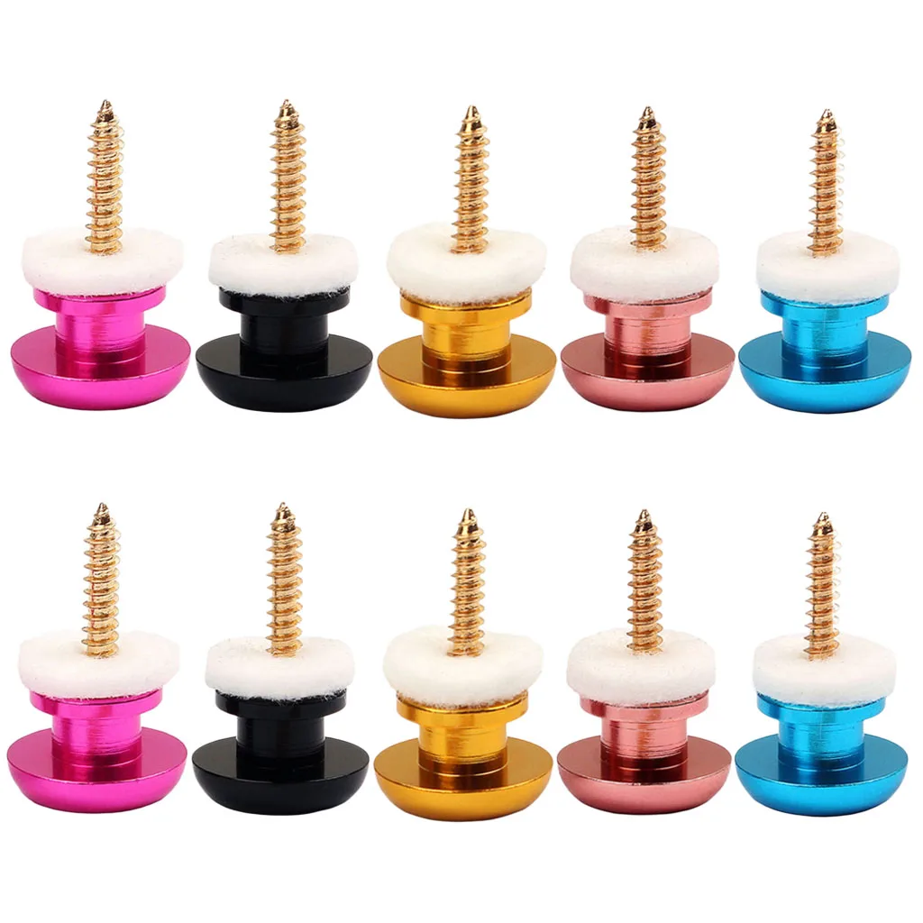 5 Pairs Guitar Bass Ukulele Mandolin Strap Locks Button Screw Pins Pegs Pads Set for Guitar Bass Replacement Tool Accessory
5 Pairs Guitar Bass Ukulele Mandolin Strap Locks Button Screw Pins Pegs Pads Set for Guitar Bass Replacement Tool Accessory