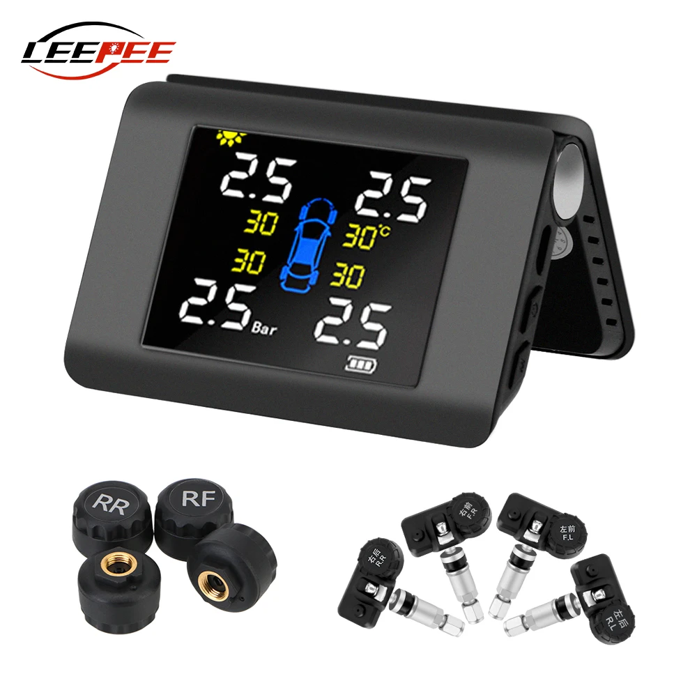LED Digital Display Wireless TPMS Car Tire Pressure Monitoring System Tyre Diagnose Kit External Interior Sensor Solar Foldable
LED Digital Display Wireless TPMS Car Tire Pressure Monitoring System Tyre Diagnose Kit External Interior Sensor Solar Foldable