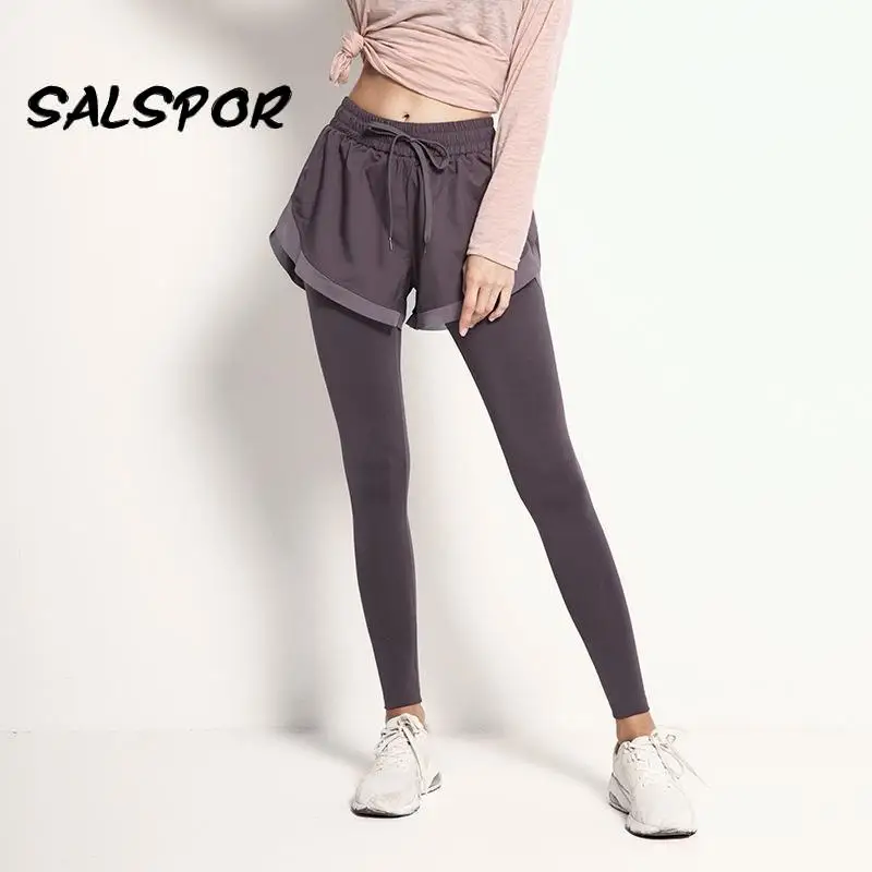 SALSPOR Fake Two-Piece Sport Leggings Women High Waist Gym Seamless Legging with Pocket Mujer Activewear Running
SALSPOR Fake Two-Piece Sport Leggings Women High Waist Gym Seamless Legging with Pocket Mujer Activewear Running