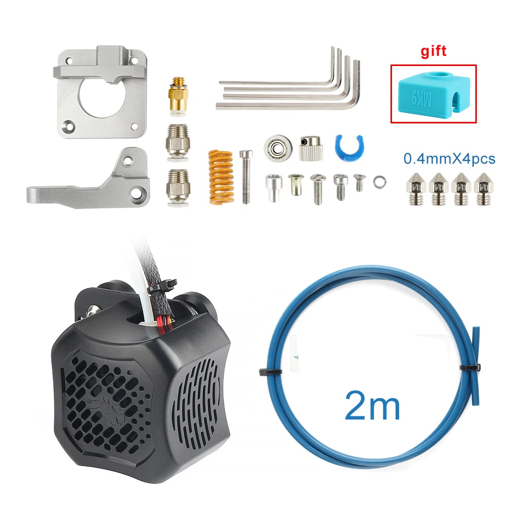 Полный комплект для экструдера Hotend, двойной вентилятор охлаждения, полный комплект для экструдера с форсункой 0,4 мм, алюминиевый нагревател...
Полный комплект для экструдера Hotend, двойной вентилятор охлаждения, полный комплект для экструдера с форсункой 0,4 мм, алюминиевый нагревател...