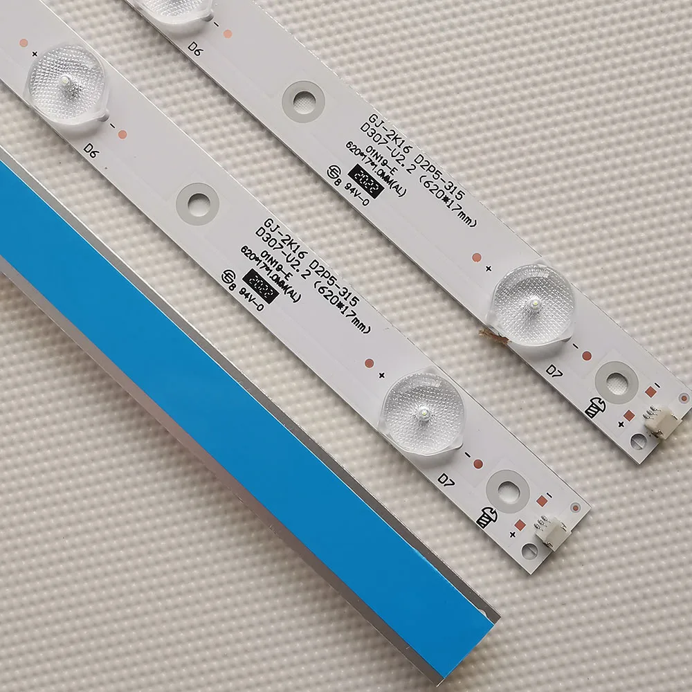 3 PCS 620 mm LED Backlight Strips For Philips 32PFT5362/12 Bars Kit TV LED Line Band HD Lens GJ-2K16 D2P5-315 D307-V2.2 LB32080
3 PCS 620 mm LED Backlight Strips For Philips 32PFT5362/12 Bars Kit TV LED Line Band HD Lens GJ-2K16 D2P5-315 D307-V2.2 LB32080
