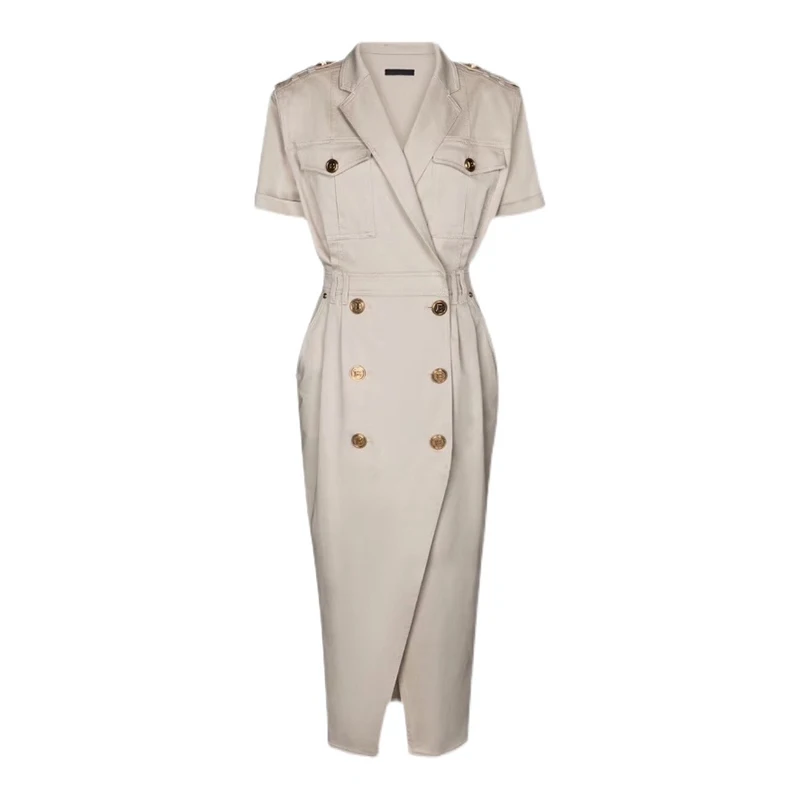 VGH Solid Elegant Dress For Women Notched Short Sleeve High Waist Split Casual Slim Midi Dresses Female 2021 Spring Fashion Tide
VGH Solid Elegant Dress For Women Notched Short Sleeve High Waist Split Casual Slim Midi Dresses Female 2021 Spring Fashion Tide
