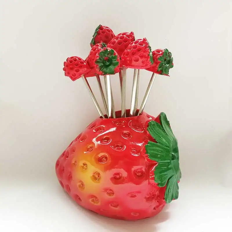 Lovely Stainless Steel Fruit Fork Love Strawberry Cabbage Orange Two Fork Kitchen Household Items
Lovely Stainless Steel Fruit Fork Love Strawberry Cabbage Orange Two Fork Kitchen Household Items