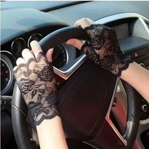Women Floral Sunscreen Fingerless Gloves Driving Anti-UV Glove Party Sexy Fashion Lace Gloves
Women Floral Sunscreen Fingerless Gloves Driving Anti-UV Glove Party Sexy Fashion Lace Gloves