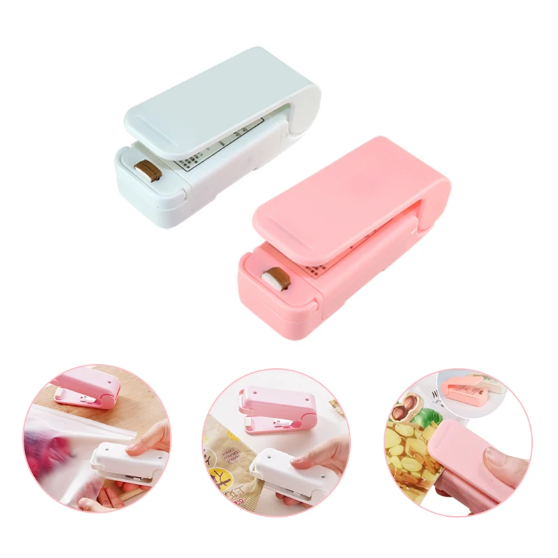 New Mini Sealer Plastic Machine Bag Clips Portable Heat Sealing Seal Snack Packing Sealer Food Preservation Home Kitchen Storage
New Mini Sealer Plastic Machine Bag Clips Portable Heat Sealing Seal Snack Packing Sealer Food Preservation Home Kitchen Storage
