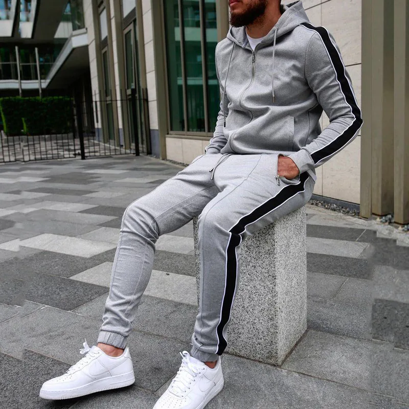 Tracksuit Casual Sport Suit Men Running Sportswear Sweatshirt+Sweatpants Male 2 Piece Set Jogger Clothing
Tracksuit Casual Sport Suit Men Running Sportswear Sweatshirt+Sweatpants Male 2 Piece Set Jogger Clothing