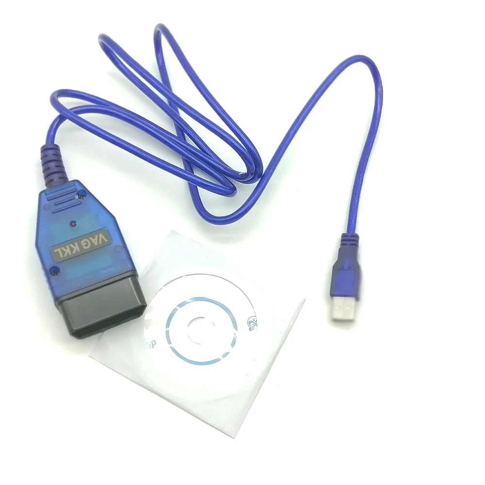 

USB Cable KKL CH340 Chip VAG-COM 409.1 OBD2 OBDII Diagnostic Scanner For VW Audi Seat Skoda