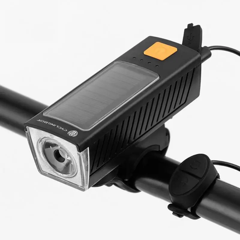 2022 450 Lumens Bicycle Solar Charging Light 130db USB Rechargable Bike Bell Night Cycling Horn Bike Headlight Bike Accessory
2022 450 Lumens Bicycle Solar Charging Light 130db USB Rechargable Bike Bell Night Cycling Horn Bike Headlight Bike Accessory