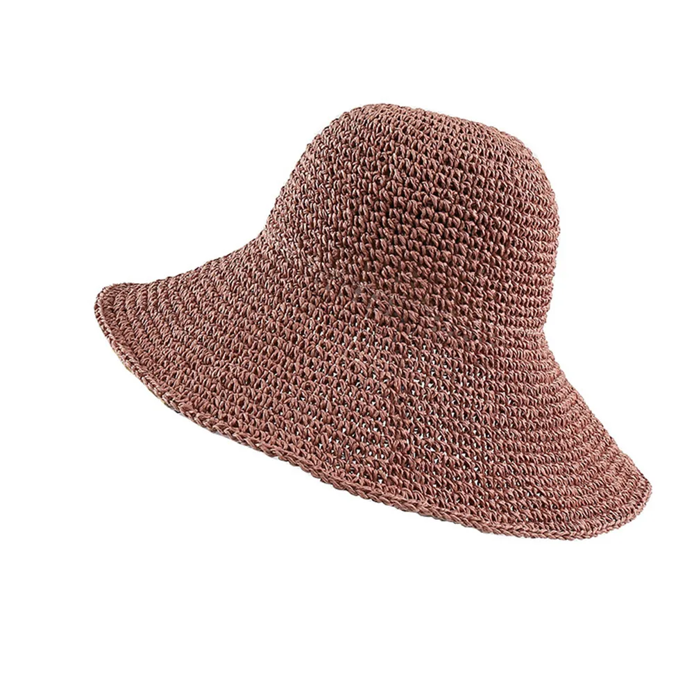 Summer Autumn Hats Women Retro Flat Drooping Cap Brim Hand-made Straw Hat Ladies Outdoor Sun Protection Beach Straw Hat
Summer Autumn Hats Women Retro Flat Drooping Cap Brim Hand-made Straw Hat Ladies Outdoor Sun Protection Beach Straw Hat