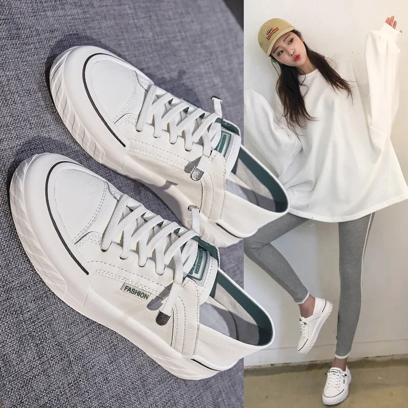 Women's spring and autumn flat shoes Korean all-match student sports leisure comfortable shallow mouth lace-up white shoes
Women's spring and autumn flat shoes Korean all-match student sports leisure comfortable shallow mouth lace-up white shoes