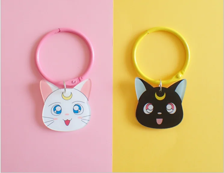 Fashion Japan and South Korea Cute Cat Keychain Sailor Moon Cartoon Car Keychains Bag Pendant Keyring
Fashion Japan and South Korea Cute Cat Keychain Sailor Moon Cartoon Car Keychains Bag Pendant Keyring