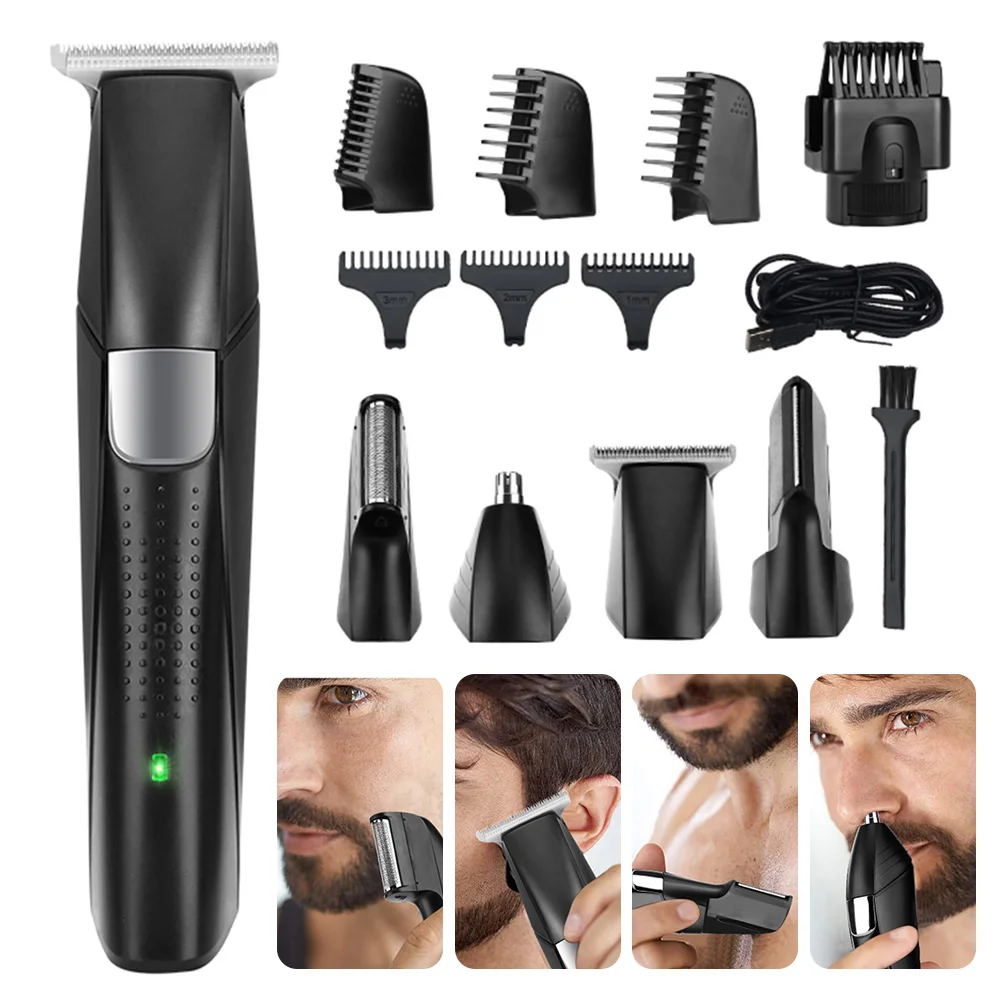 4 in 1 Electric Shaver Trimmer Rechargeable Hair Clipper Beard Nose Hair Trimmer Wet Dry Use Hair Beard Grooming Set
4 in 1 Electric Shaver Trimmer Rechargeable Hair Clipper Beard Nose Hair Trimmer Wet Dry Use Hair Beard Grooming Set