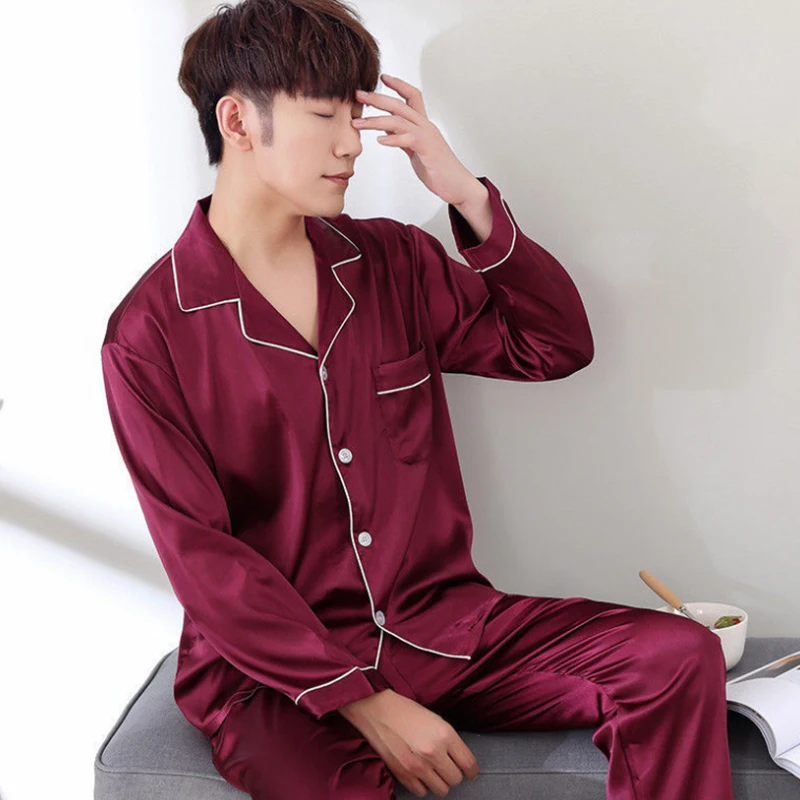 AIPEACE Pajama suit Satin Silk Pajamas Sets Couple Sleepwear Family Pijama Lover Night Suit Men & Women Casual Home Clothing
AIPEACE Pajama suit Satin Silk Pajamas Sets Couple Sleepwear Family Pijama Lover Night Suit Men & Women Casual Home Clothing