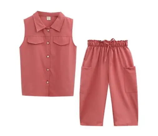 Girls Clothes Set Summer Kids Fashion Tops Pants Two Piece Suit Children Clothing Teen Girls Outfits 4 6 8 10 12 14 Years 
Girls Clothes Set Summer Kids Fashion Tops Pants Two Piece Suit Children Clothing Teen Girls Outfits 4 6 8 10 12 14 Years