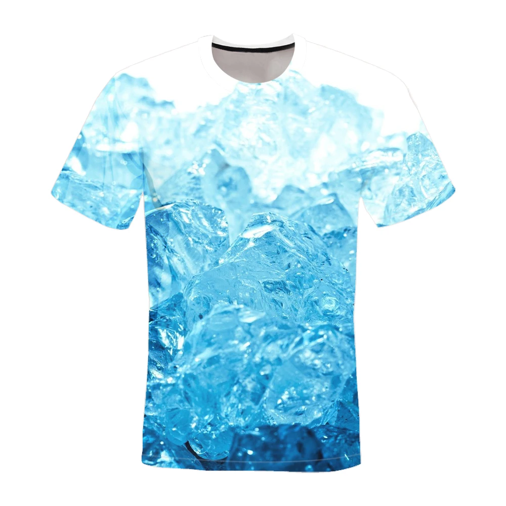 Oversized T-shirt 2021 Summer Men's and Women's Retro High-quality T-shirt Blue Ice Crystal Print Top Short Sleeve
Oversized T-shirt 2021 Summer Men's and Women's Retro High-quality T-shirt Blue Ice Crystal Print Top Short Sleeve