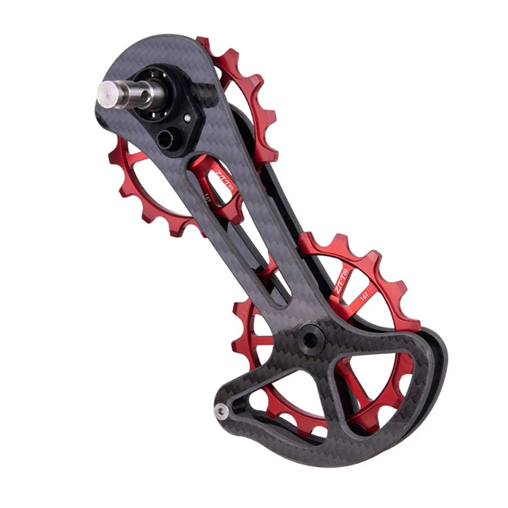 ZTTO 16T Carbon Fiber Pulley Guide Wheel Ceramic Bearing Rear Derailleur For Shimano 5800/6800 Bicycle Replacement Accessories
ZTTO 16T Carbon Fiber Pulley Guide Wheel Ceramic Bearing Rear Derailleur For Shimano 5800/6800 Bicycle Replacement Accessories