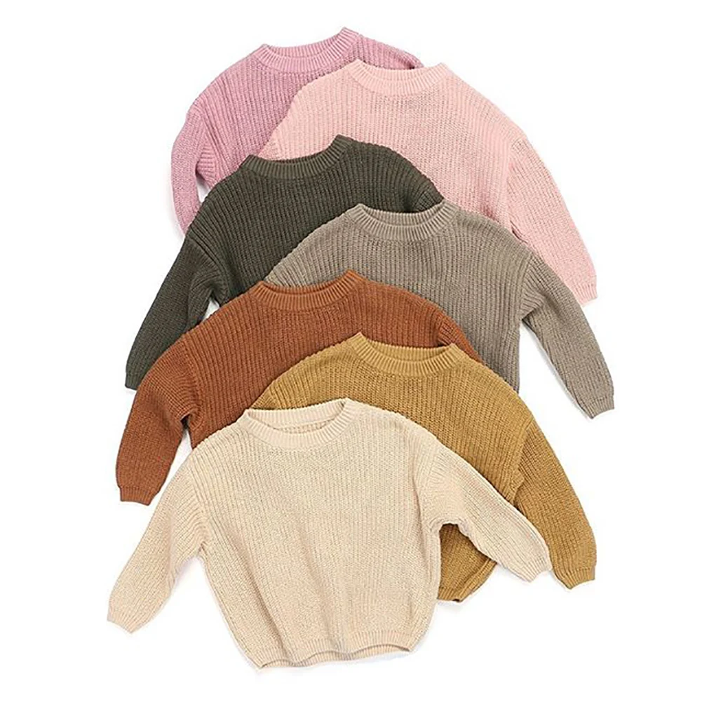 2021 Newborn Baby Girls Boys Solid Basic Sweater Crewneck Thick Kids Slouchy Soft Wool Clothing for Boys Girls
2021 Newborn Baby Girls Boys Solid Basic Sweater Crewneck Thick Kids Slouchy Soft Wool Clothing for Boys Girls