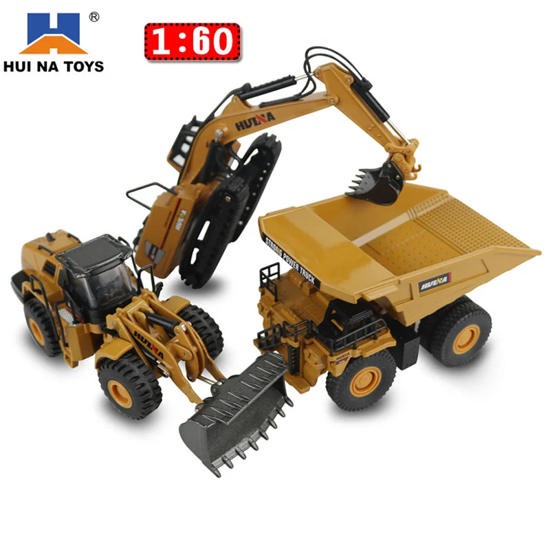 HUINA 1:60 Diecast Metal Model Dump Truck Excavator Wheel Loader Road Roller Construction Vehicle Toy Gift Truck for Children 
HUINA 1:60 Diecast Metal Model Dump Truck Excavator Wheel Loader Road Roller Construction Vehicle Toy Gift Truck for Children