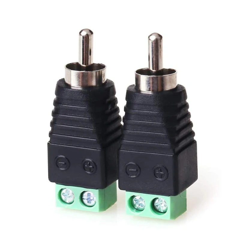Phono RCA Screws Male Female Plug to AV Screw Terminal Audio/Video Connector Adapter (15 Male +15 Female Connector)
Phono RCA Screws Male Female Plug to AV Screw Terminal Audio/Video Connector Adapter (15 Male +15 Female Connector)