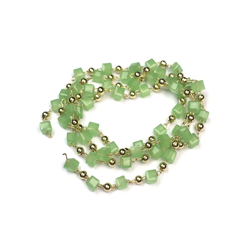 Natural Stone Beads Metal Copper Chain Crystal Stone And Round Brass Beads for Jewelry Making Bracelet Decoration 1 M/Strand
Natural Stone Beads Metal Copper Chain Crystal Stone And Round Brass Beads for Jewelry Making Bracelet Decoration 1 M/Strand