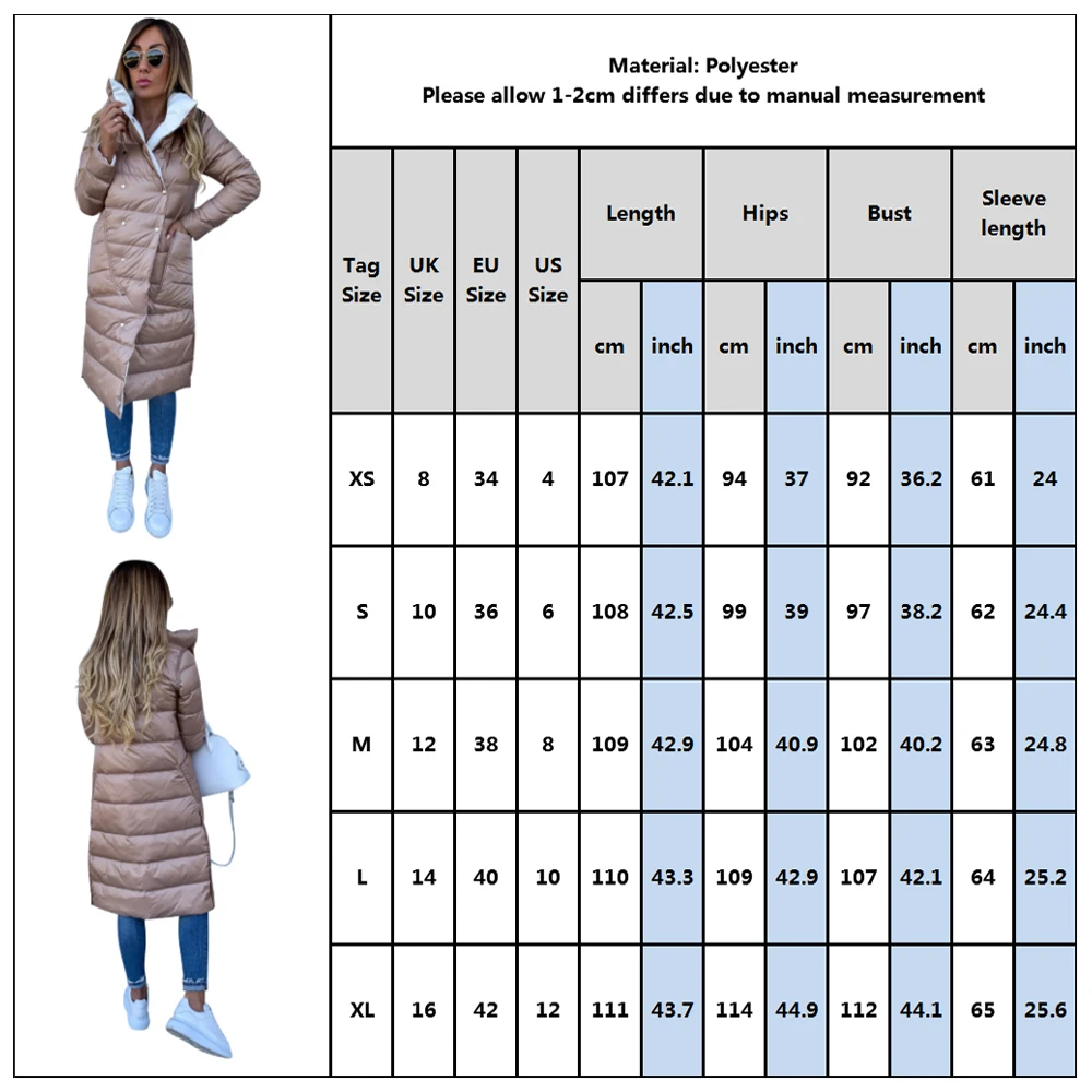 Winter Coat 2019 Women Double Sided Long Jacket Winter Turtleneck Warm Parka Lady Thin Double Breasted Outwear Puffer Jacket D25
Winter Coat 2019 Women Double Sided Long Jacket Winter Turtleneck Warm Parka Lady Thin Double Breasted Outwear Puffer Jacket D25