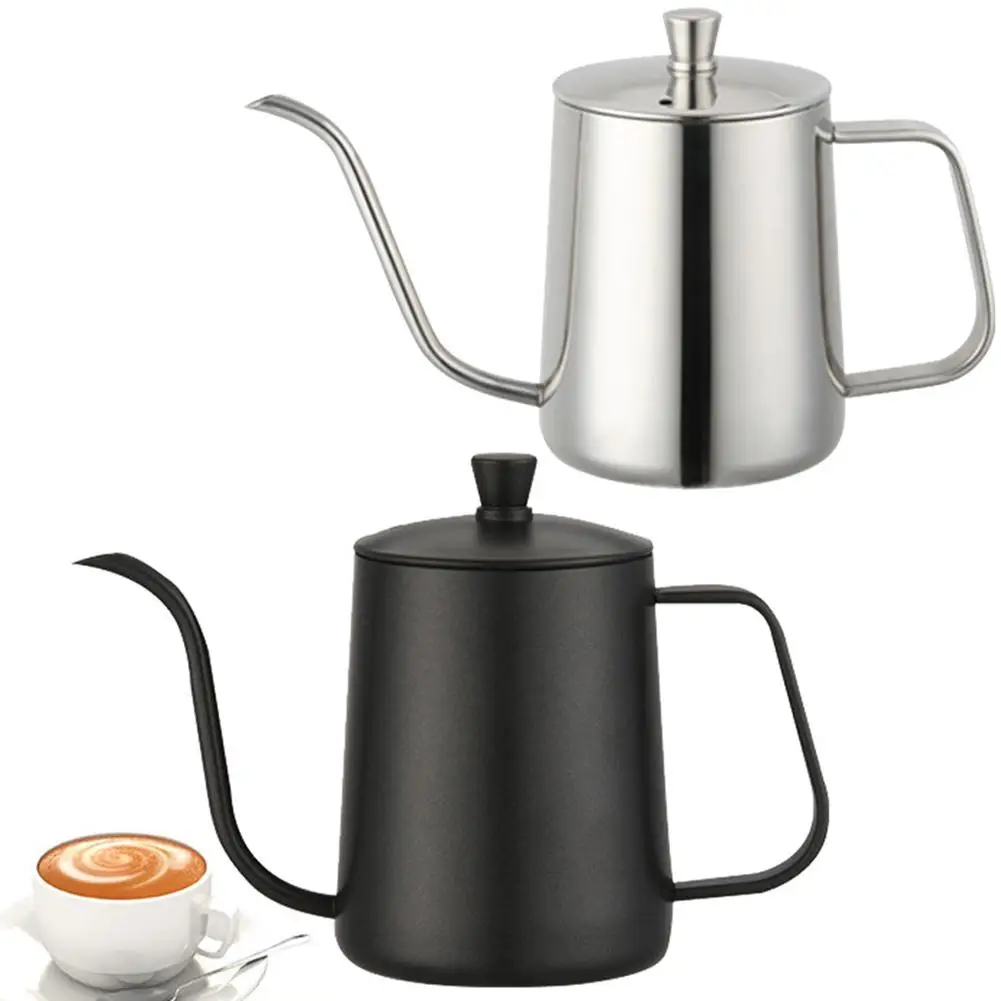 600ml Pour Over Kettle Coffee Maker Stainless Steel Gooseneck kettle Drip Coffee Tea Pot Jug Kitchen Tools
600ml Pour Over Kettle Coffee Maker Stainless Steel Gooseneck kettle Drip Coffee Tea Pot Jug Kitchen Tools