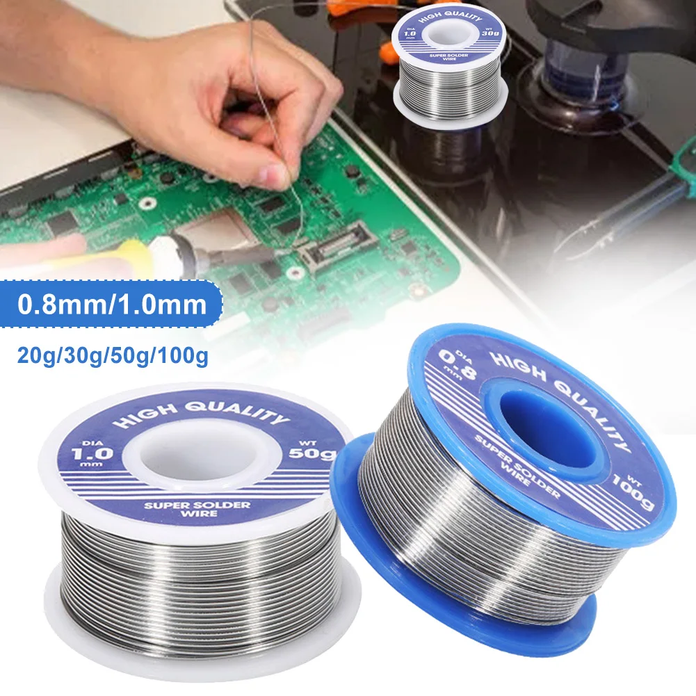 0.8/1.0mm Solder Wire Tin Lead Rosin Core Soldering Wire Roll For Electrical Soldering DIY Electronics Low Melting Point
0.8/1.0mm Solder Wire Tin Lead Rosin Core Soldering Wire Roll For Electrical Soldering DIY Electronics Low Melting Point