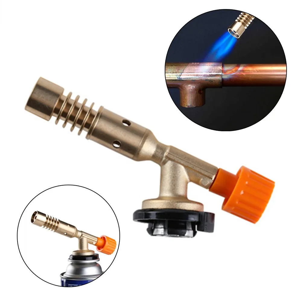 

Cassette Liquefied Gas Torch Portable Flame Gas Torchs Blowtorch Copper Butane Lighter Burner Heating Welding For Camping Picnic