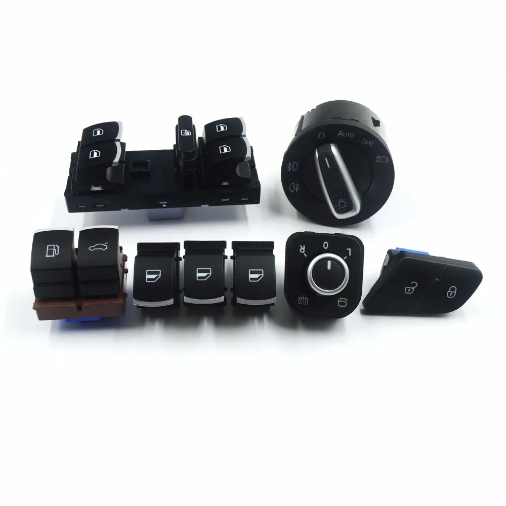 Lock / unlock tailgate & fuel flap Window headlight mirror switch for VW Passat b6 3c 2006-2011 35D959903 3C0962125B 5ND941431B
Lock / unlock tailgate & fuel flap Window headlight mirror switch for VW Passat b6 3c 2006-2011 35D959903 3C0962125B 5ND941431B