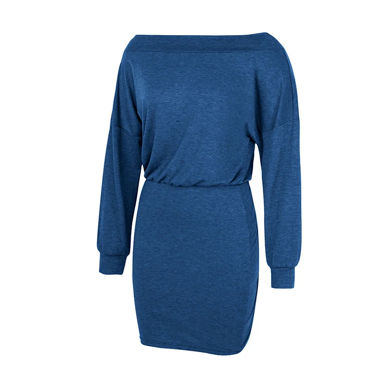Sexy Slash Neck Sheath Knitted Dress Summer 2021 High-waist Solid Color Long-sleeved Dress for Women
Sexy Slash Neck Sheath Knitted Dress Summer 2021 High-waist Solid Color Long-sleeved Dress for Women
